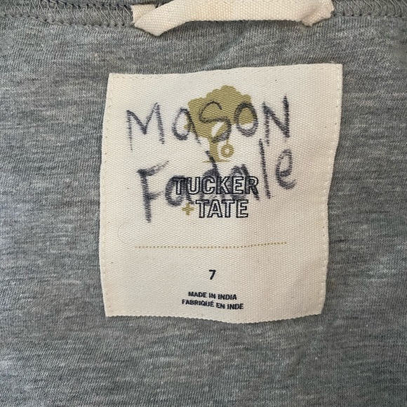 Tucker + Tate quilted zip-up hoodie - sz 7 - Picture 2 of 3